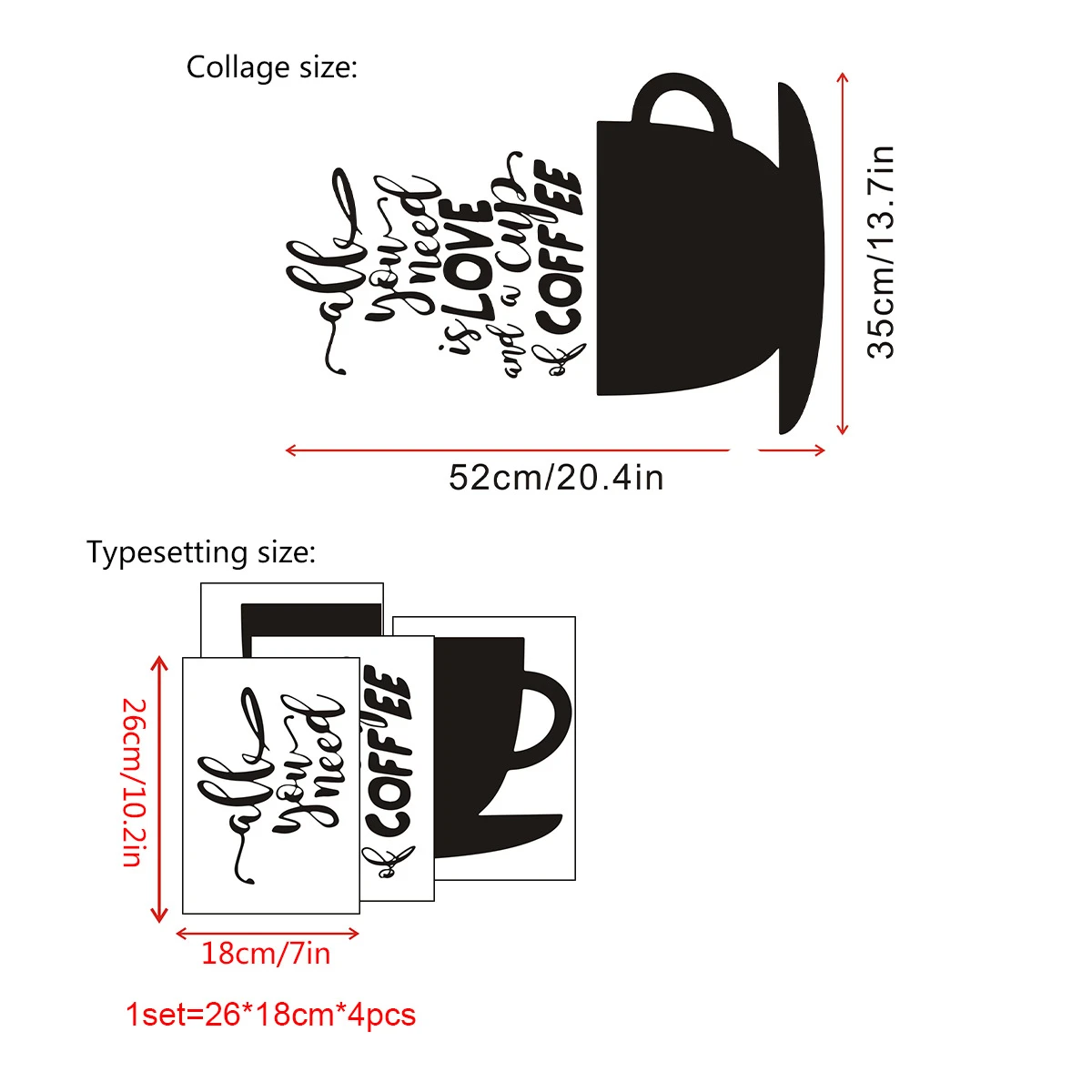 

Creative Anime Coffee Shop Cartoon Wall Stickers Restaurant Decoration Stickers Hotel Decor Waterproof Vinyl Wall Decal Kawaii