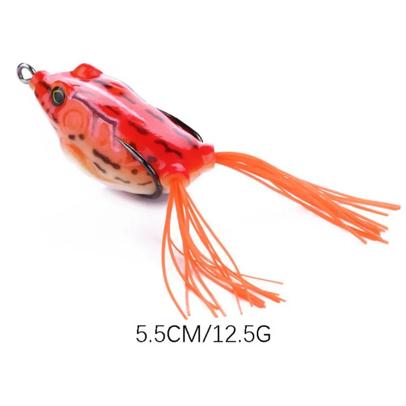 Мягкий гром лягушка приманка Рыбная ловля морской лед Лягушка силиконовый