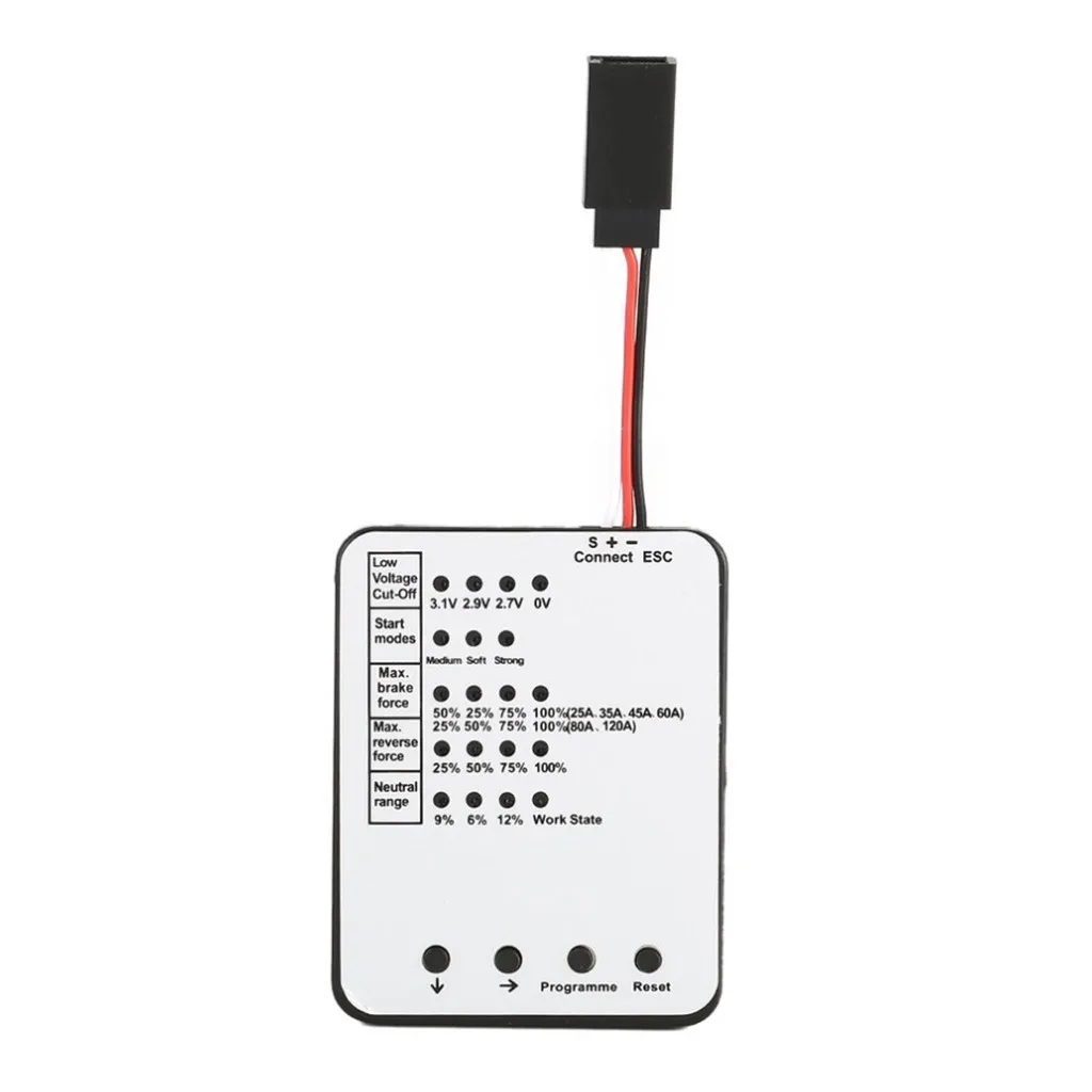 SURPASS HOBBY Racerstar LED Program Card For 25A 35A 45A 60A 80A 120A ESC Set Car Accessories Parts | Игрушки и хобби