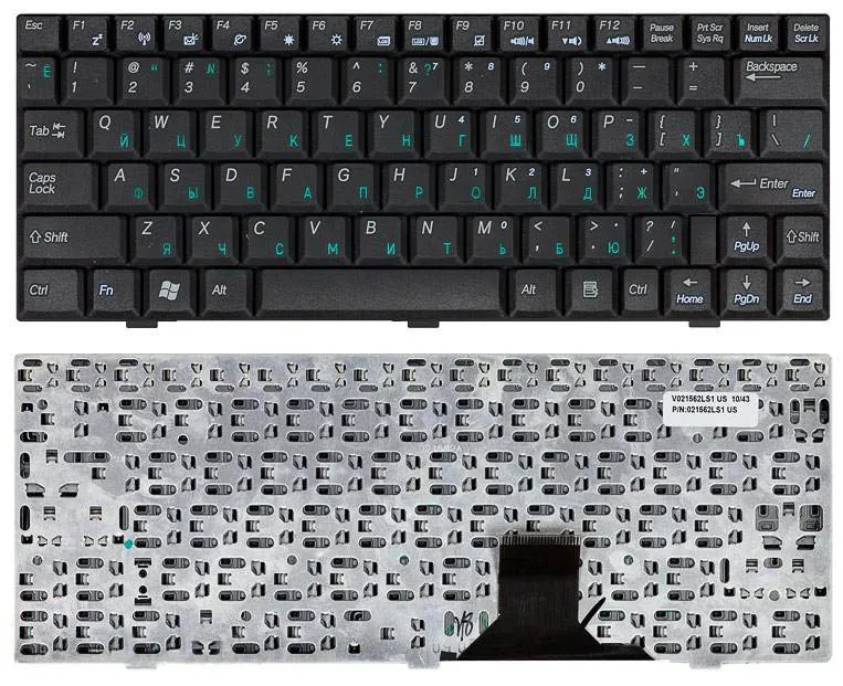 Клавиатура для Asus Eee PC 904, 904HA, 904HD, 905, 1000, 1000H, 1000HA, 1000HAB, 1000HD, 1000HC, 1002HA, U1, U1E, U1F, U2, U2E S