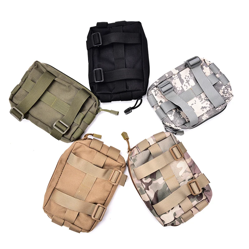 

Nylon Airsoft Tactical Military Modular MOLLE Small Utility Pouch EDC Bag Case