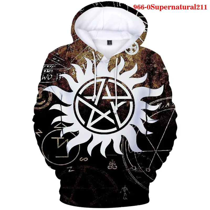 

Supernatural Men Hoodie Pullovers Sweatshirt Women Men Spring Autumn 2020 Men's Jackets Hooded Hoody Moletom Oversized Streetwea