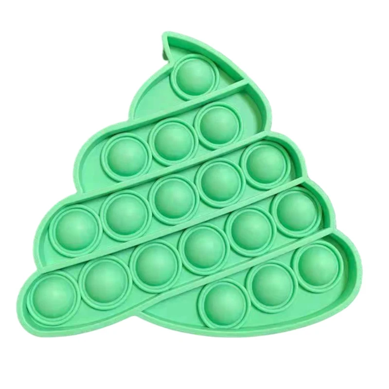 

Cartoon Poop Shape Relief Stress Toys Kid Silicone Push Bubble Fidget Toys Funny Slow Soft Kid Decompression Balls New