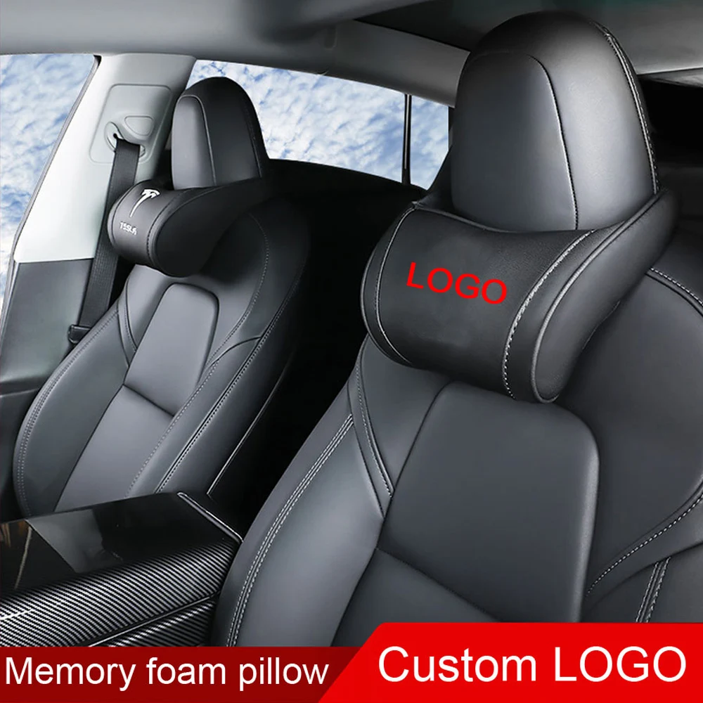 Черный 1 шт. подголовник для автомобильного сиденья подушка шеи Подушка защита на