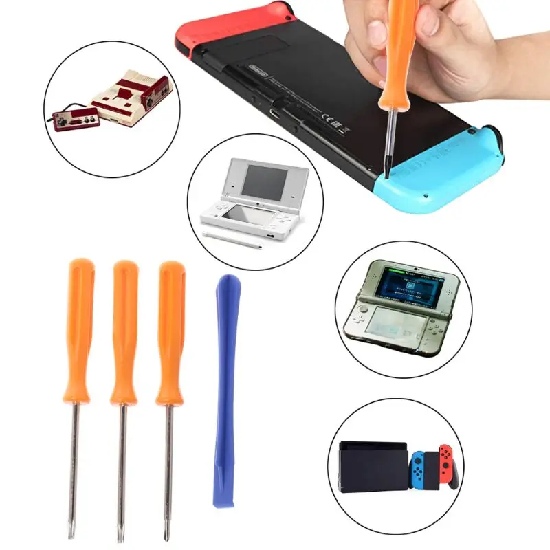 

Repair Tool Kit Precision Tri-Wing Cross Screwdriver Multitool Hand Prying Tools for nintendo switch NS Game Controller