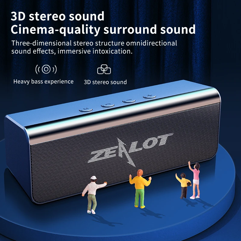 Bluetooth Колонка ZEALOT S31 портативная с поддержкой объемного звучания|Портативные