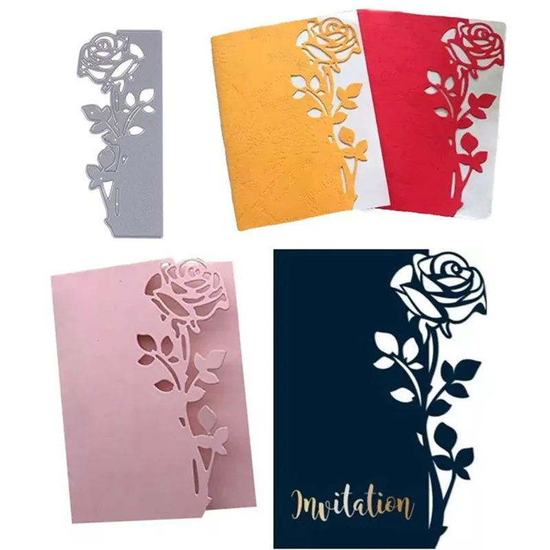 DIY Rose Die Metal Cutting Stencils Craft Scrapbook Dies Card Scrapbooking Decoration Paper Album Embossing | Дом и сад