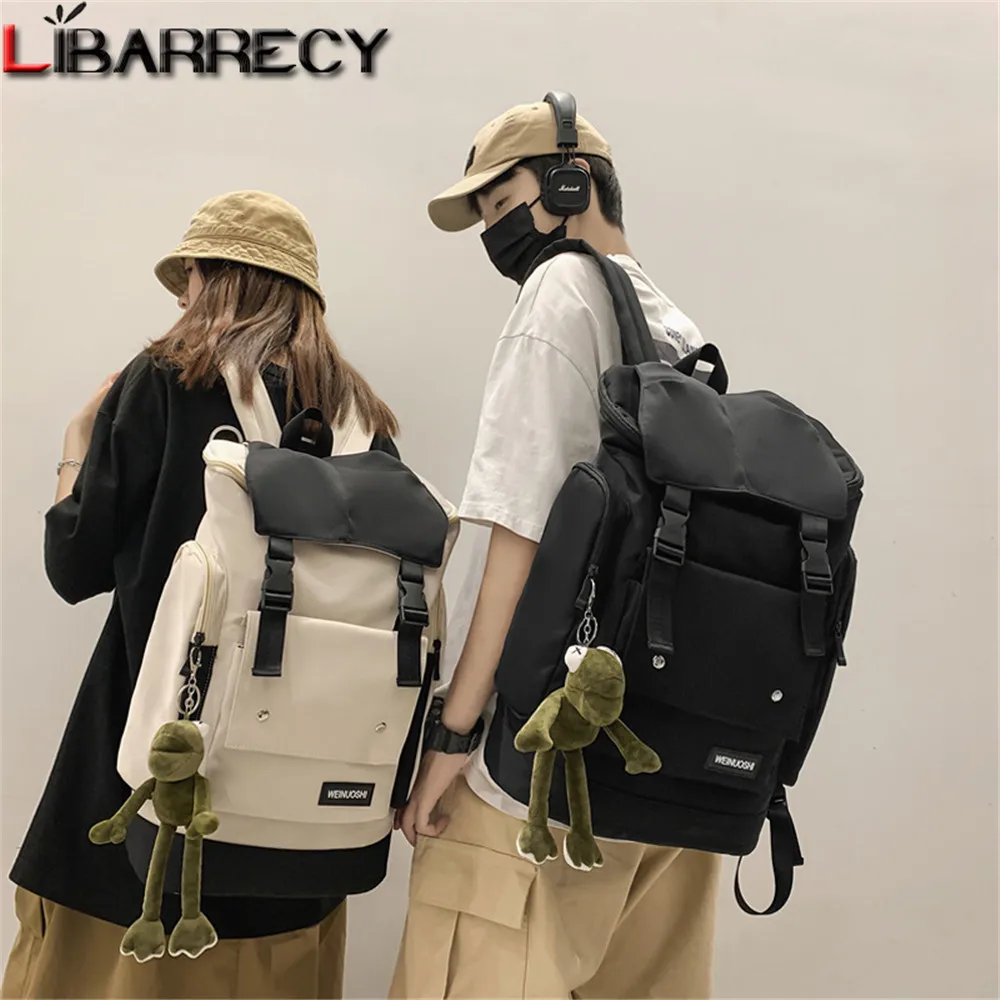 

Soild Color Designer Backpack 2021 High Quality Nylon Casual Large Capacity Fashion Women Shoulder Bags Travel Bag Sac A Main