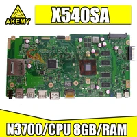 for asus x540sax540sf540sx540saa laptop motherboard mainboard test ok n3700cpu 8gbram
