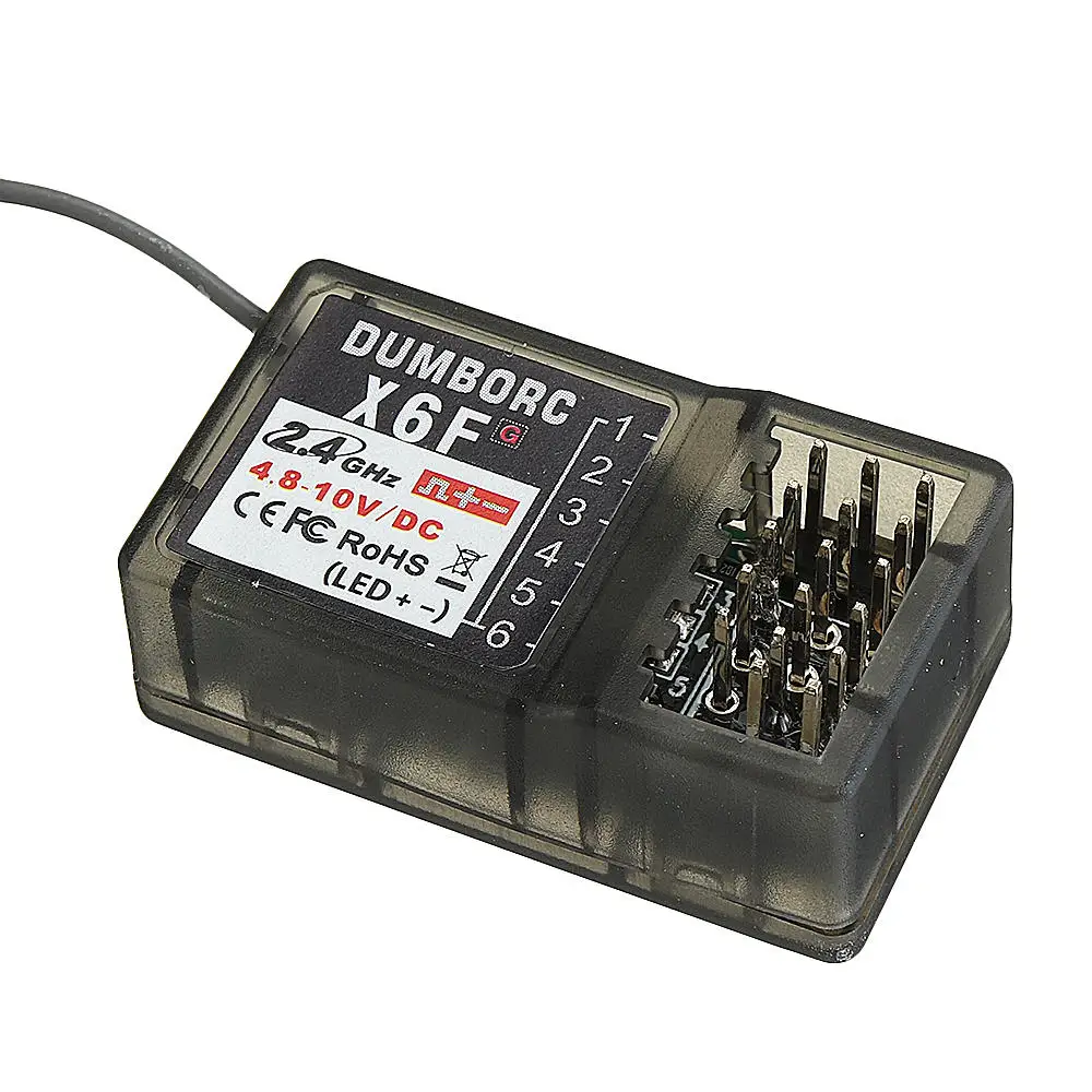 DUMBORC X6FG 2 4G 6CH Радио система управления приемник для Domborc RC передатчик Лодка