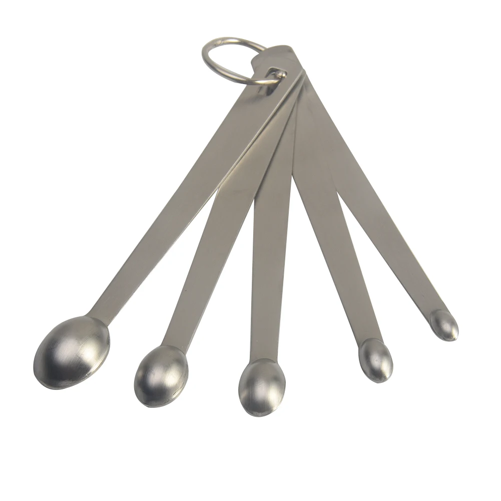 5 шт. ложка из прочной нержавеющей стали измерительный мини кухонный инструмент