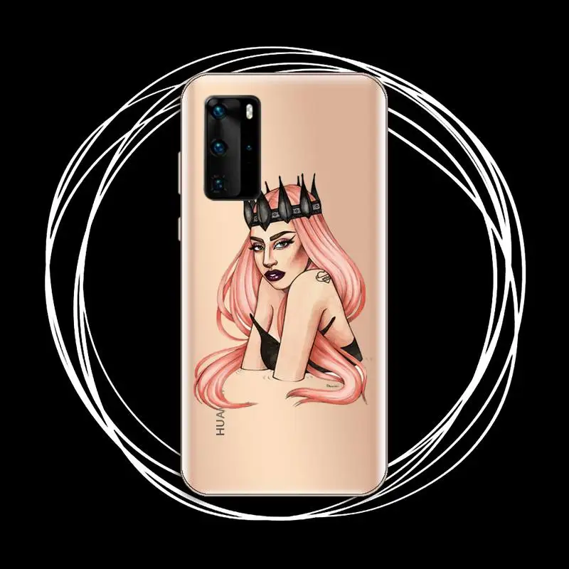 

lady gaga chromatica Phone Case Transparent for Huawei P honor 8 10i 20 30 40 smart 2019