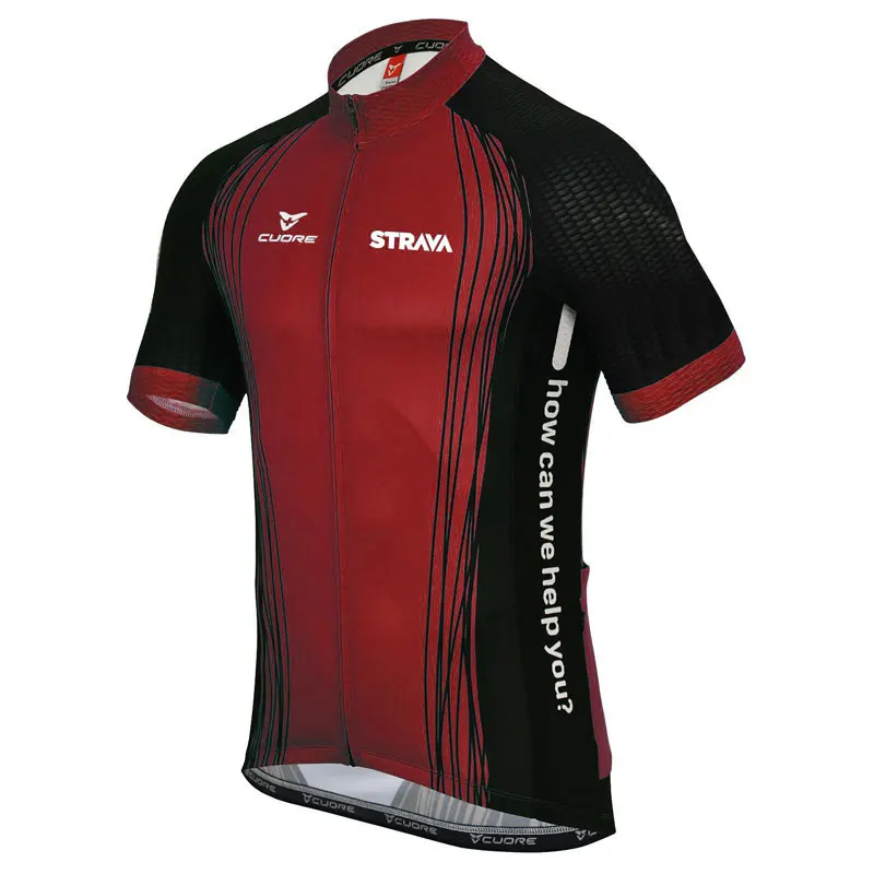 

STRAVA 2021 Men Cycling Jersey Racing Tops Short sleeve Cyclist Clothes Shirt sports team Maillot Summer Pro Bicycle Bike Wear
