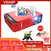 vchip st6 4k projector led mini proyector %d0%bf%d1%80%d0%be%d0%b5%d0%ba%d1%82%d0%be%d1%80 for home theater supports 1080p wifi tv portable media player with gift