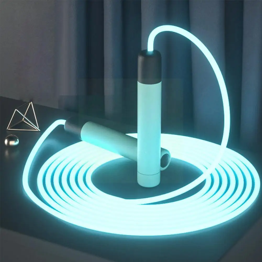 

Luminous Jump Ropes Sports Charging Night Glowing Skipping LED Adjustable Rope Fitness Rope Fat-reducing Skipping Rope Outdoor