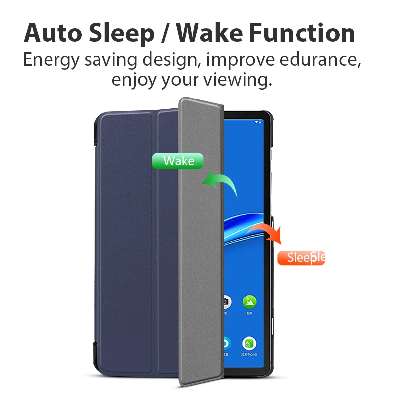 Чехол для Lenovo Tab M10 Plus TB-X606X/F тонкий чехол tab X605F/X X505F FHD M8