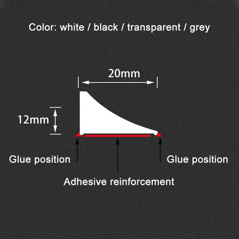 Силиконовый водный ограничитель протектор заливающего света гибкая