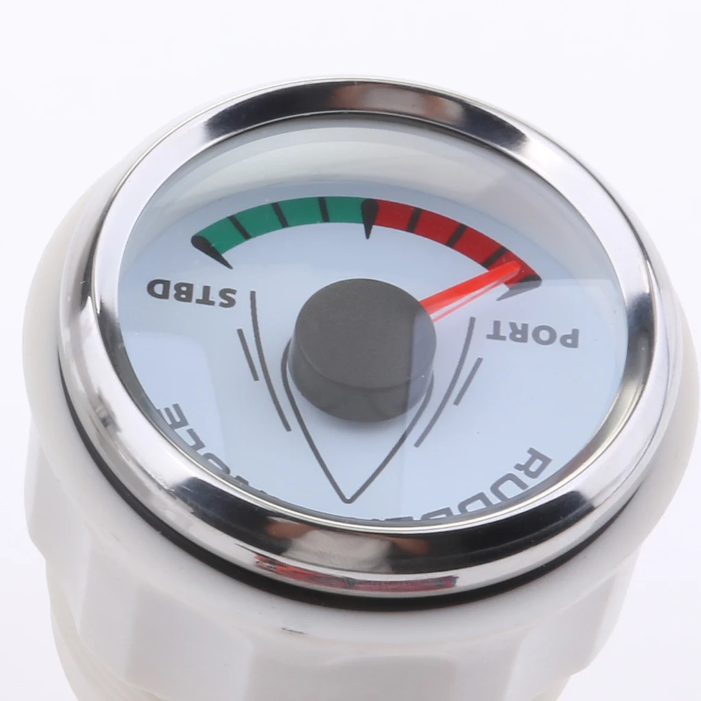 

2" 52mm Marine Rudder Angle Gauge Meter & Sensor 812-00051 Red Pointer