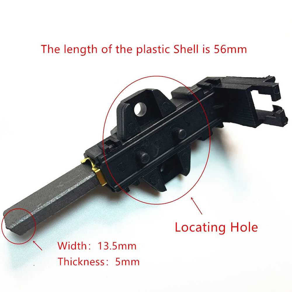 

2 шт., карбоновые бруски для стиральной машины, вместо BOSCH LG DAEWOO Electrolux Hitachi 5x0,19 мм дюймов, пластиковый/медный корпус