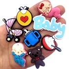 Новое поступление, 1 шт., детская серия, подвеска для обуви, мультяшный милый BB садовый аксессуар для обуви, Детская декоративная пряжка для бутылки
