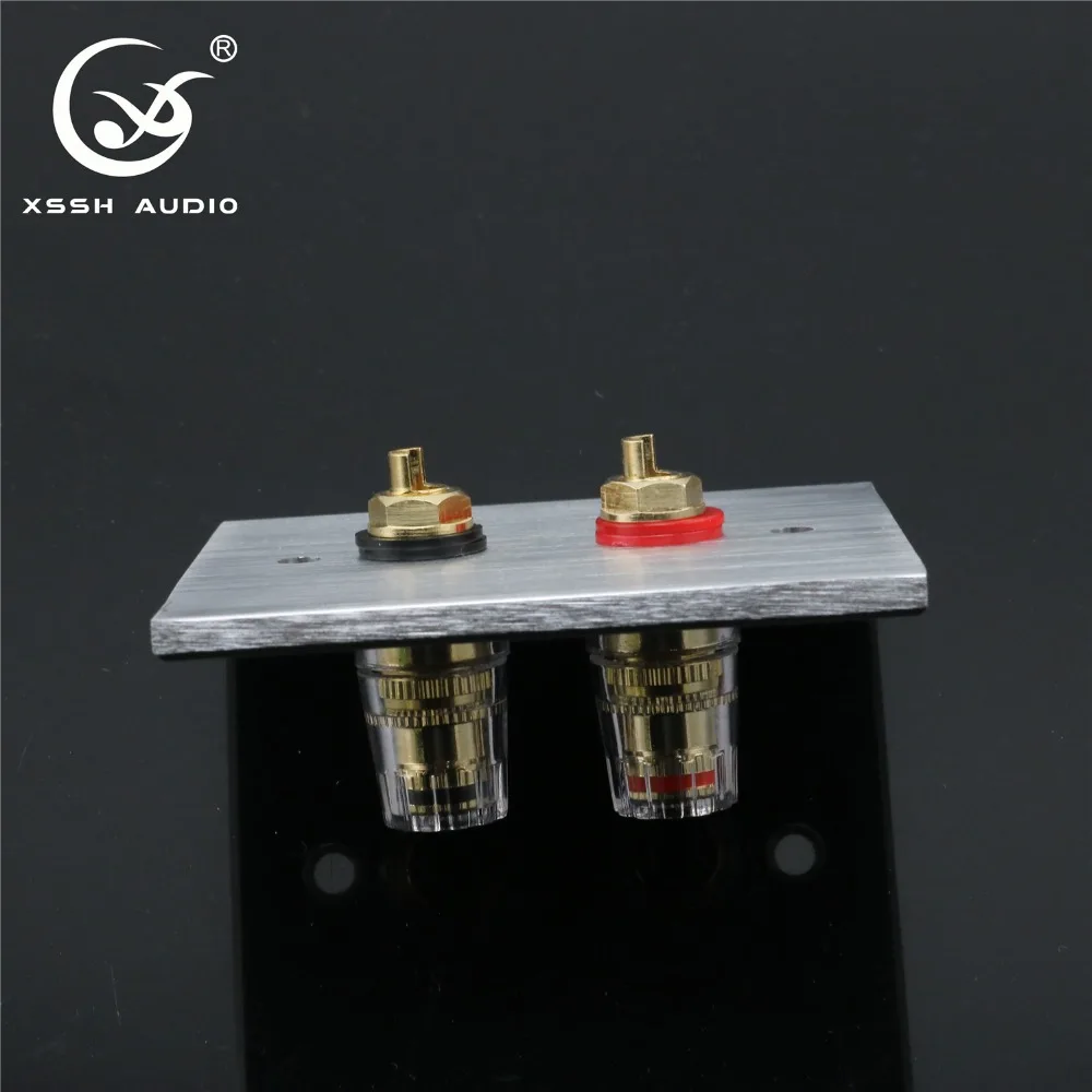 1 компл. XSSH аудио Hi End позолоченный усилитель динамик терминал длинная короткая