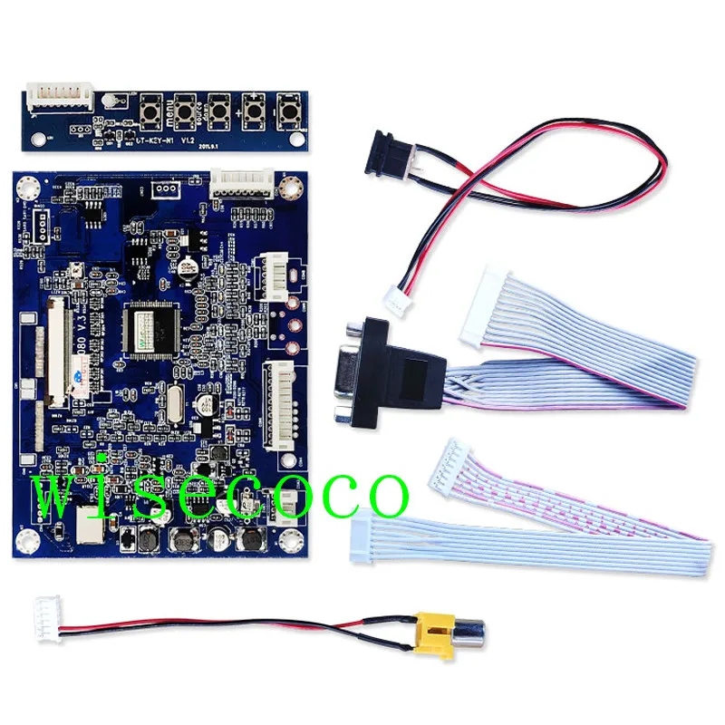 ZJ050NA 08C 5 дюймов ЖК дисплей Экран + VGA AV контроллер драйвер платы 640x480 заменить AT050TN22