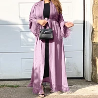 saudi arabia dubai ladies robe cardigan wool lace prayer dress pakistani muslim skirt fashion elegant malaysia egyptian clothing