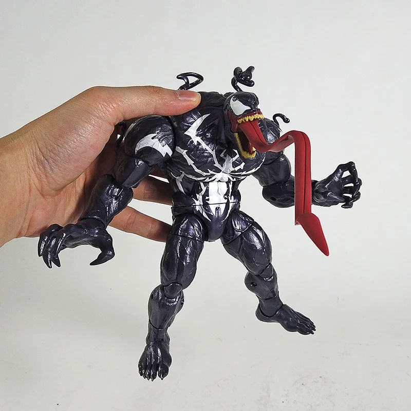 Venom фигурка Удивительный Человек-паук злодей KO's Marvel Legends BAF длинный язычок