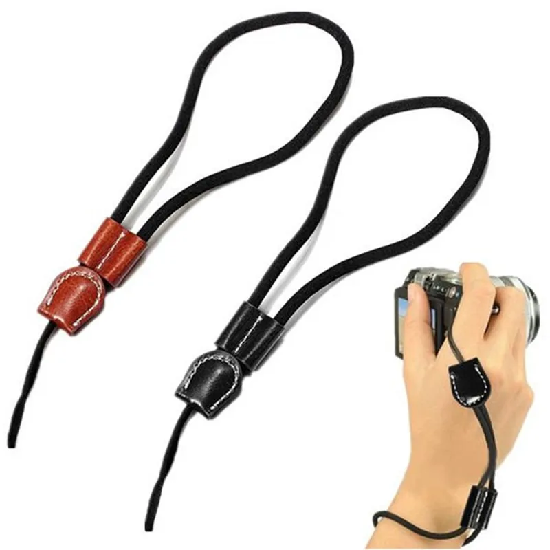 Хлопчатобумажная полоса кожа часть камеры ремешок на запястье для всех брендов 10