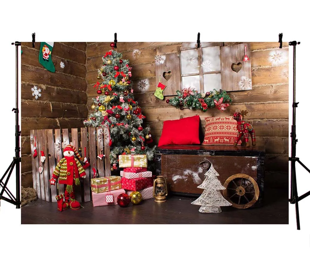 Рождественская вечеринка новый год домашний Декор Детские фотографии фоны на