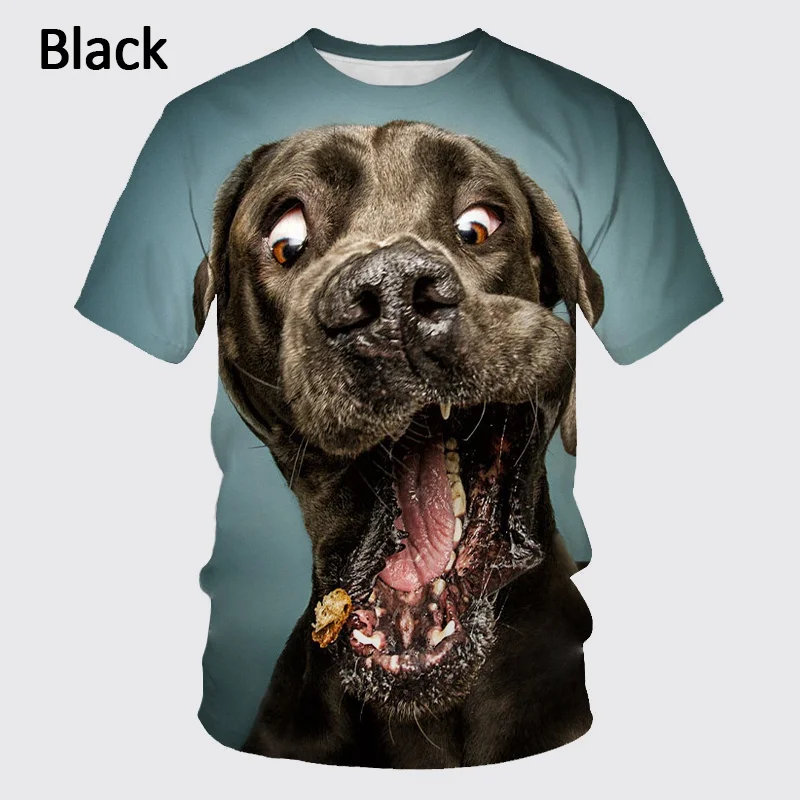 Летняя Модная рубашка топ рисунок немецкой овчарки на Хэллоуин 3D печать животные