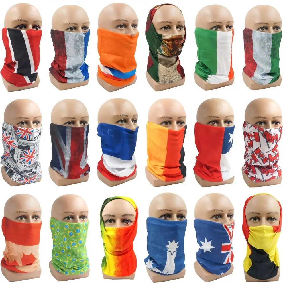 Бандана-труба с флагом Франции/Италии/Канады/Мексики шарфы для активного отдыха