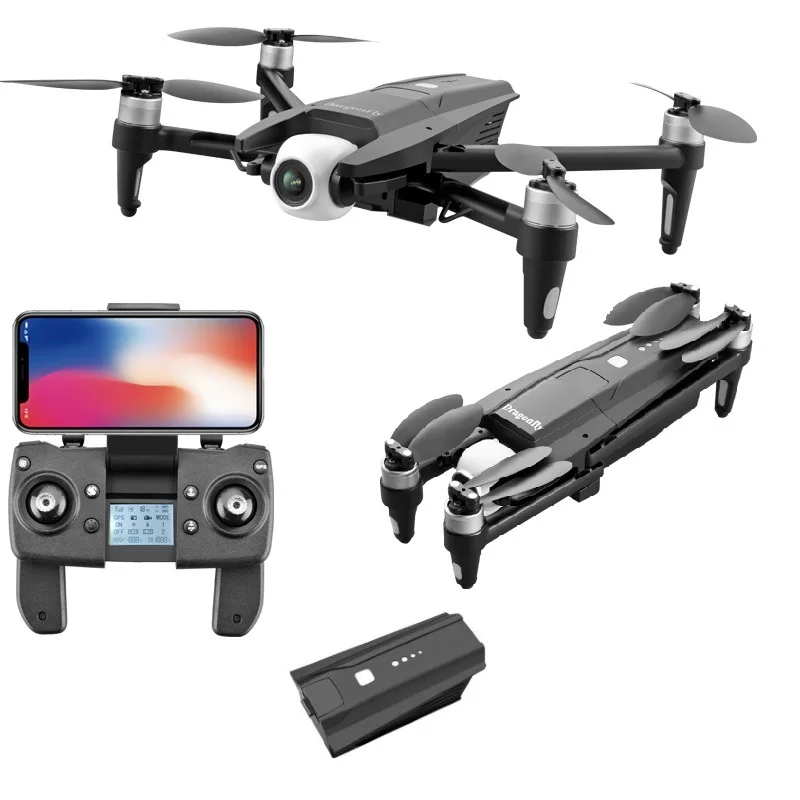 

Remote control drone anti-shake high-definition three-axis gimbal camera positioning and return to home four-axis aircraft