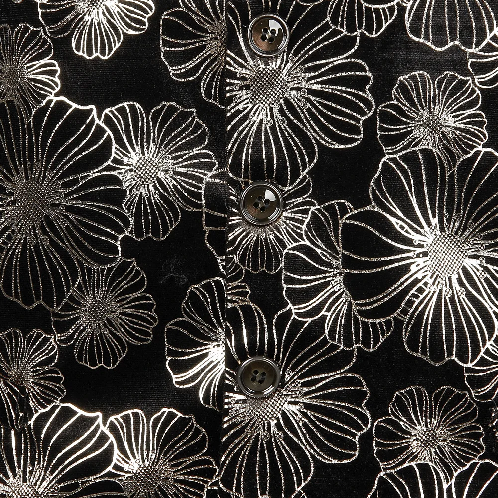 

Casual waistcoat Flannel bronzing printed waistcoat Bronzed single-breasted waistcoat suit vest wedding vest Waistcoat Weste