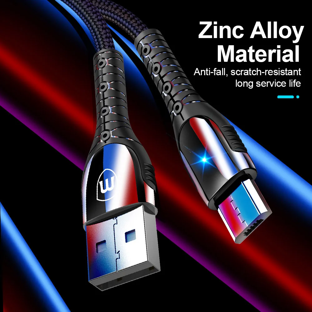 Marjay Micro USB кабель 2.4A быстрое зарядное устройство данных цинковый сплав кабель для samsung Xiaomi LG планшет мобильный телефон кабель Usb Micro Usb