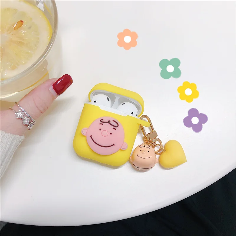 Новый мультяшный силиконовый чехол для Airpods 2 милый наушников аксессуары