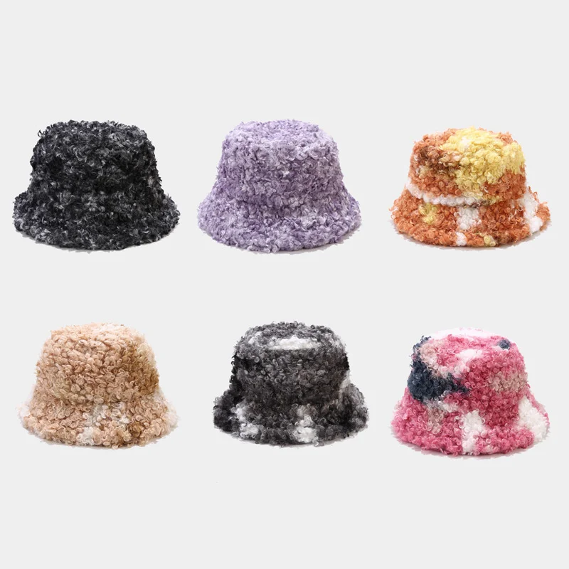 

2021 зимние Панамы, шапки из овечьей шерсти, Мужская Рыбацкая шапка, утолщенная мягкая теплая женская панама, искусственный мех, мягкая