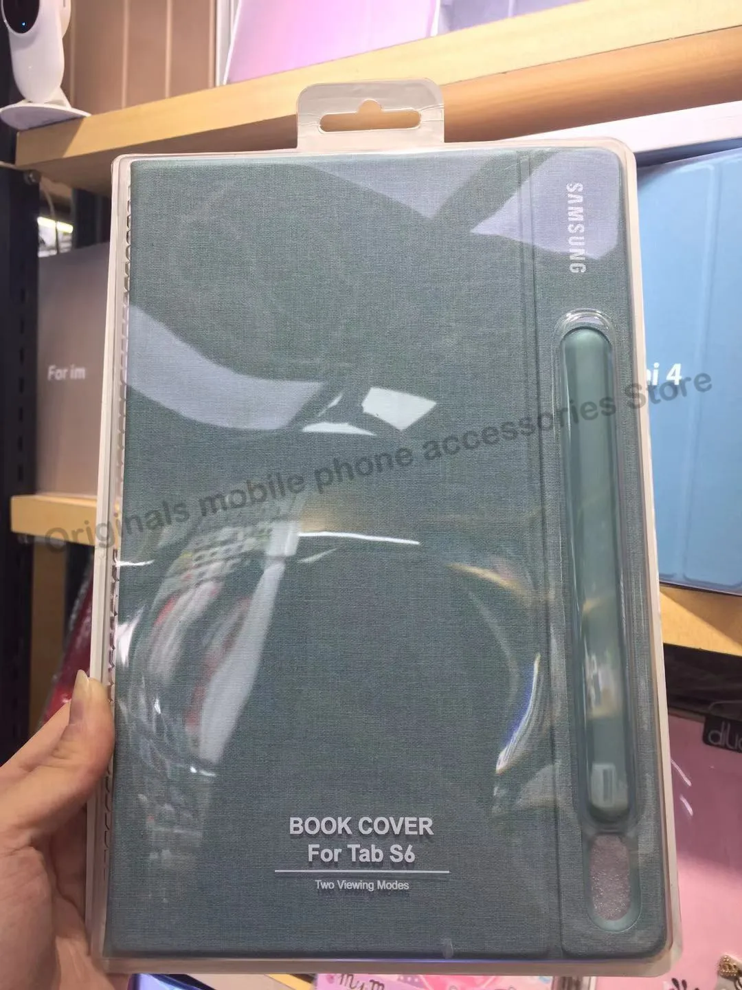 Официальный 1:1 Samsung чехол книжка планшет корпус подставка с откидной крышкой на