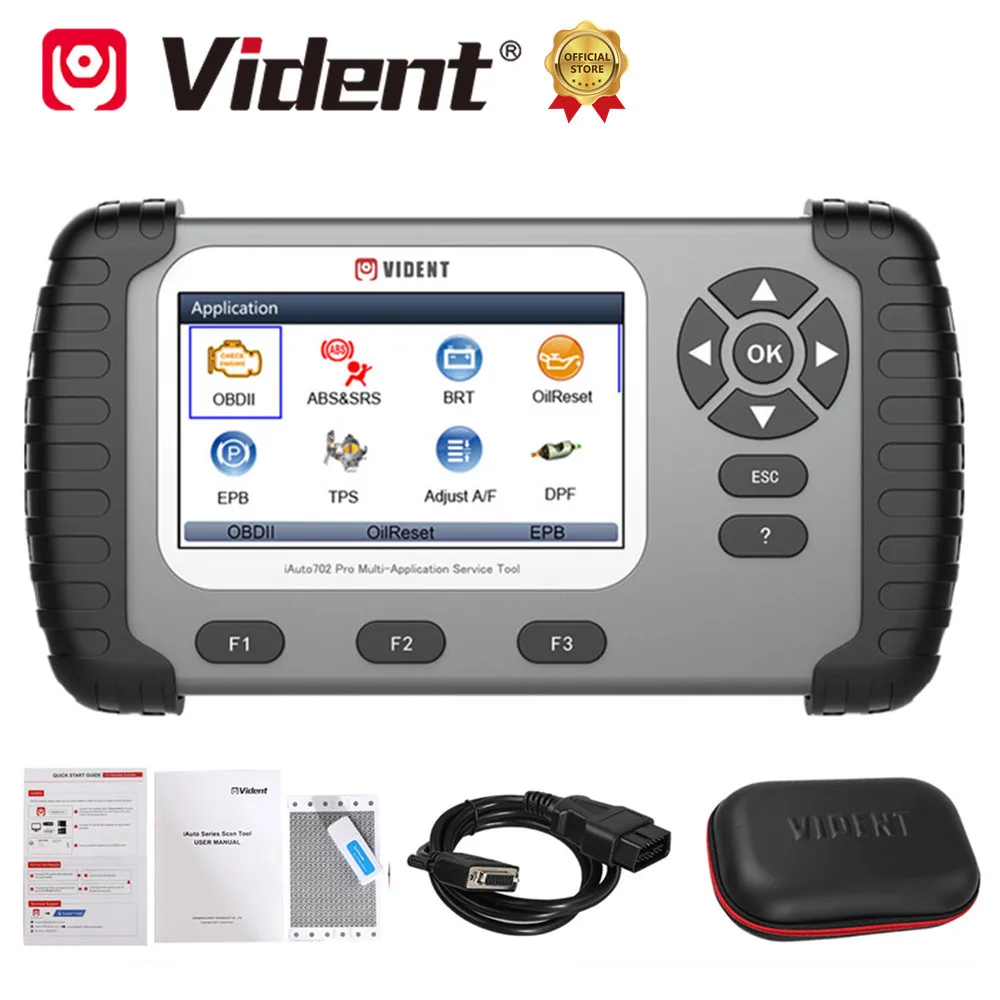 VIDENT iAuto702 Pro iAuto 702 ABS SRS OBDII Автомобильный диагностический инструмент TPMS SAS DPF