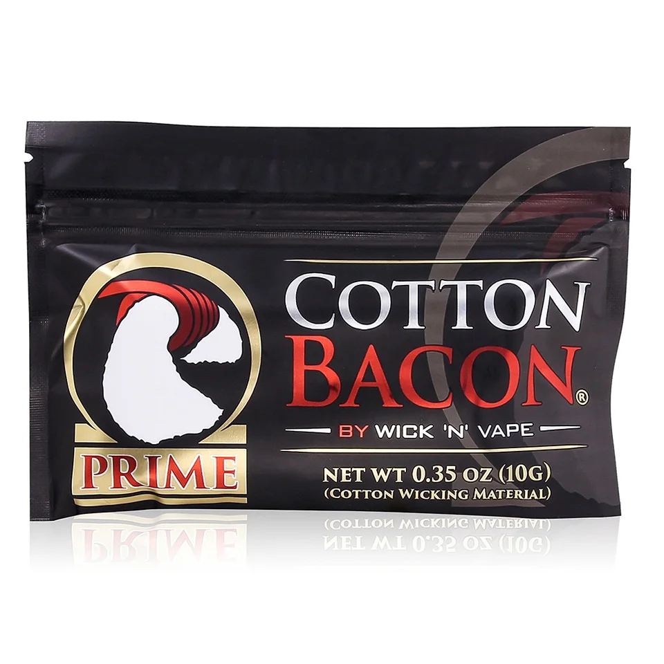 Оригинальный хлопок бекон Vape Золотая версия для RDA RTA RBA распылитель аксессуары