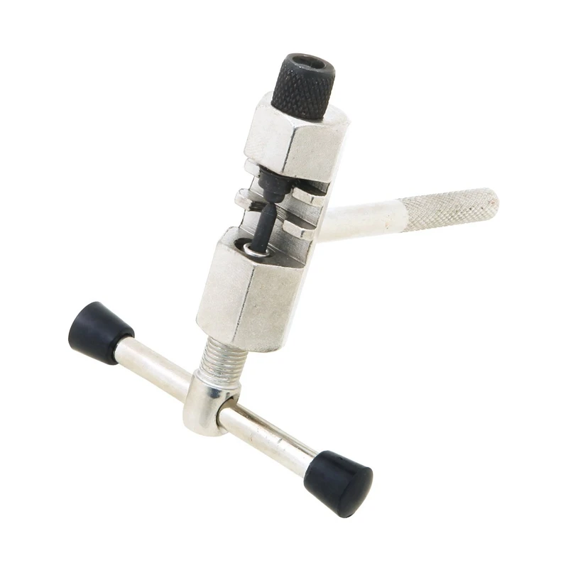 

Bicycle Bike Steel Chain Breaker Splitter Cutter Solid Repair Tool Silver +Black