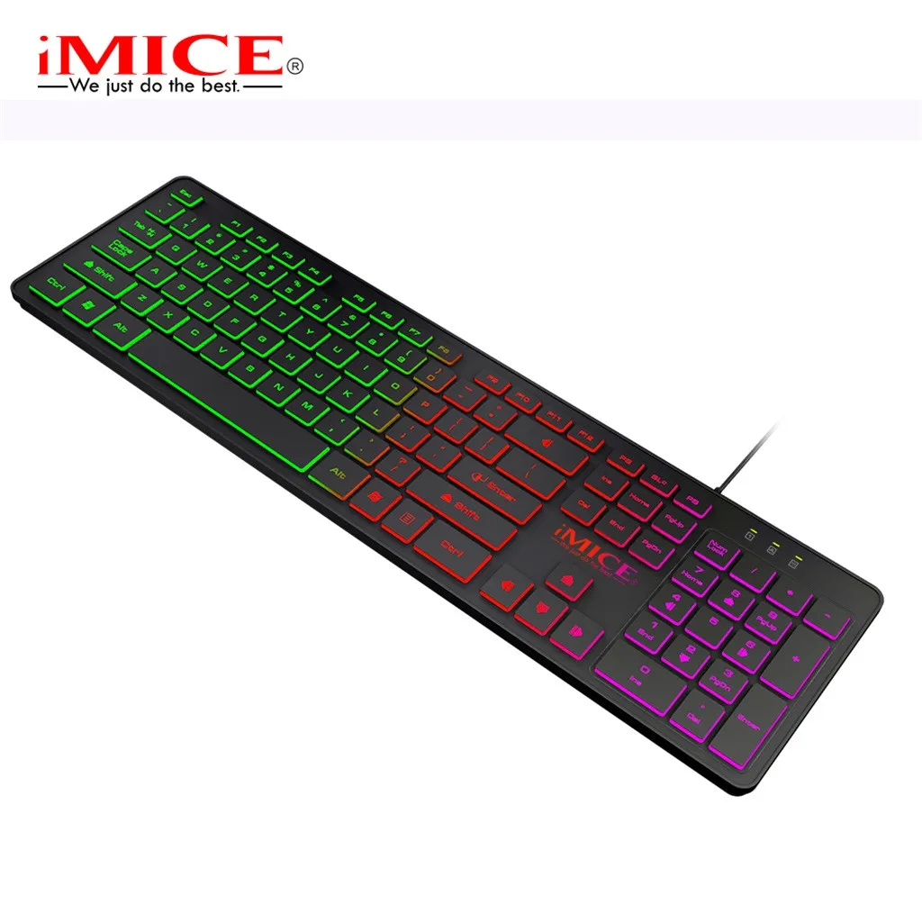 IMICE KA 200 клавиатура с подсветкой механическая игровая Проводная для ПК ноутбук