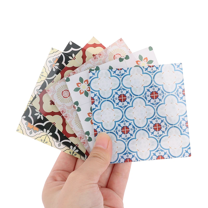 

1/12 миниатюрная акриловая напольная Настенная Наклейка для кукольного дома, кухни, ванной, миниатюрный аксессуар