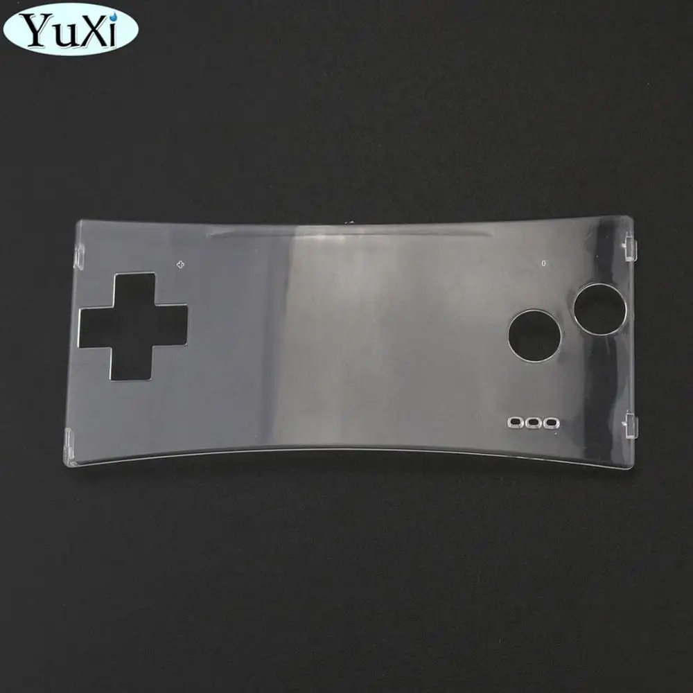 Transparent YuXi Замена для NAND для Gameboy Micro Shell Корпус чехол для GBM Хэллоуин передняя рамка - Цвет: Transparent