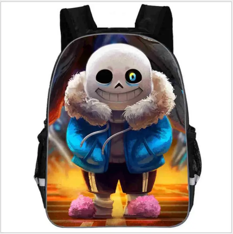 Рюкзак для мальчиков Undertale школьные ранцы с мультипликационным рисунком модные
