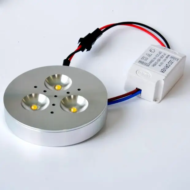 Мини светодиодный светильник LED ультра тонкий 3 Вт маленький для потолка 12V 110V 220V