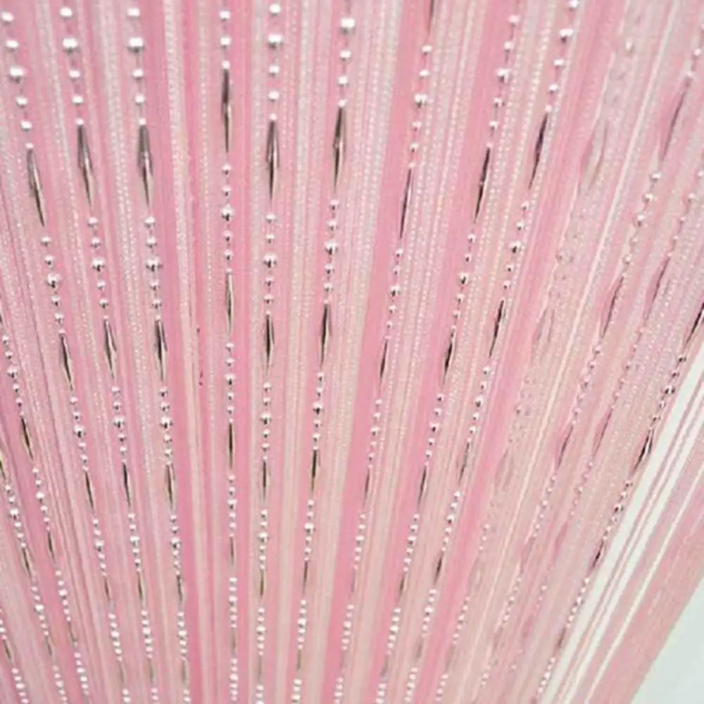 Блестящие занавески балдахины с кисточками прозрачные Занавески для дверей