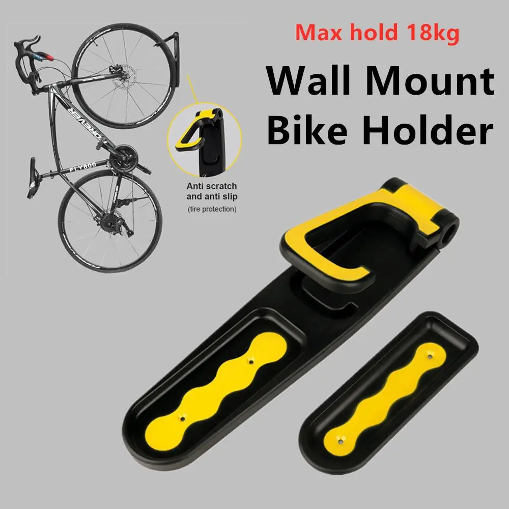

Настенный держатель для велосипеда, практичная подставка для горного велосипеда, необходимая вешалка для хранения, товары для велоспорта