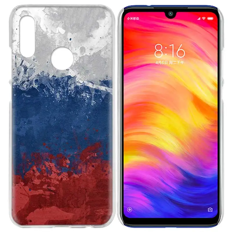 04 Чехол для Xiaomi Redmi Note 7 7A фотоаппаратов моментальной печати 7S 6 6A 5 Y3 K20 mi 8 до 9 лет CC9 CC9E A1 A2 A3 играть F1 Lite Pro Plus флаг России герб - Цвет: 04