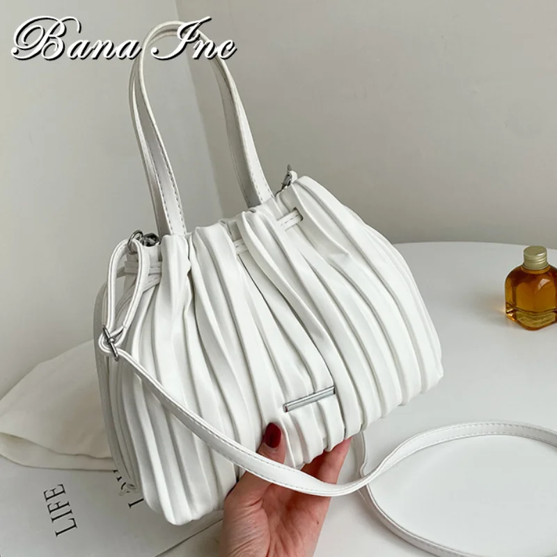 

2021 Fashion Drawstring Handbags For Women High Quality Casual Shoulder Bag Soft Leather Women's Crossbody Bag Large Totes Bag